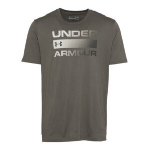 UNDER ARMOUR Funkčné tričko 'Team Issue'  farby bahna / čierna / kaki