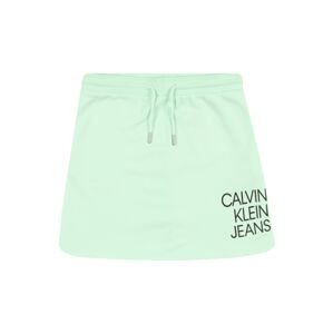 Calvin Klein Jeans Sukňa  zelená / čierna