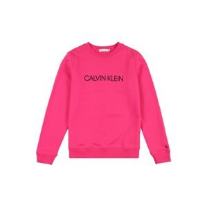 Calvin Klein Jeans Mikina  purpurová / čierna