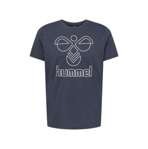 Hummel Funkčné tričko 'Peter'  tmavomodrá / biela