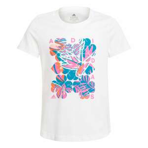 ADIDAS PERFORMANCE Funkčné tričko 'Tropical GPX'  biela / modrá / ružová / oranžová
