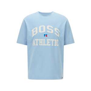 BOSS Casual Tričko 'Russell Athletic'  svetlomodrá / biela / modrá