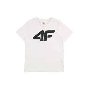 4F Funkčné tričko  biela / čierna