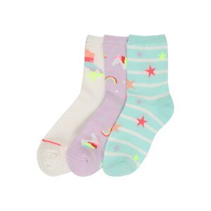 GAP Ponožky  mätová / fialová / biela / zmiešané farby