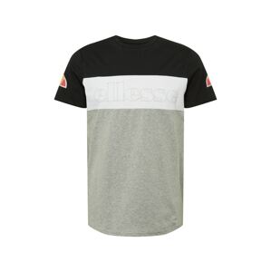 ELLESSE Funkčné tričko  čierna / sivá melírovaná / biela / oranžová / červená