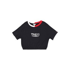 TOMMY HILFIGER T-Shirt  biela / červená / tmavomodrá