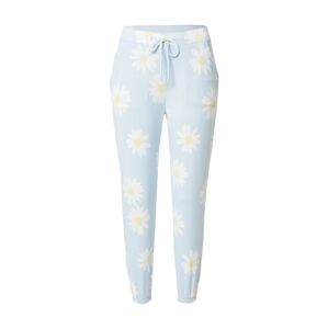 HOLLISTER Pyžamové nohavice  svetlomodrá / biela / žltá