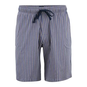 SCHIESSER Pyžamové nohavice  modrosivá / zlatá žltá / biela