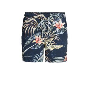 JACK & JONES Plavecké šortky 'Bali'  tmavomodrá / olivová / koralová / svetlobéžová / zmiešané farby