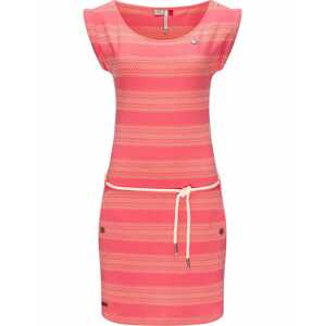 Ragwear Letné šaty  ružová / svetlooranžová / biela / hnedá