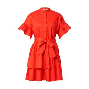 Twinset Košeľové šaty  neónovo oranžová