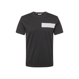 Calvin Klein Tričko  čierna / svetlosivá
