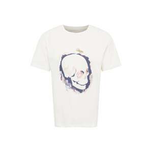 JACK & JONES Shirt 'JORTRAC'  biela / zmiešané farby