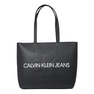 Calvin Klein Shopper  čierna / biela