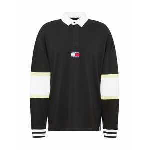 Tommy Jeans Poloshirt  čierna / biela / námornícka modrá / ohnivo červená / svetložltá