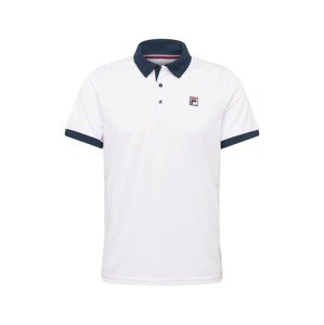 FILA Funkčné tričko 'Markus'  biela / námornícka modrá / svetločervená