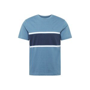 American Eagle T-Shirt  dymovo modrá / námornícka modrá / biela