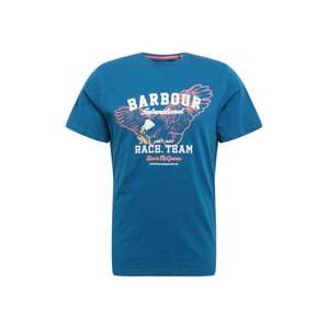 Barbour International Tričko  kráľovská modrá / biela / ružová