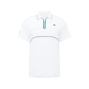 Lacoste Sport Funkčné tričko  biela / petrolejová