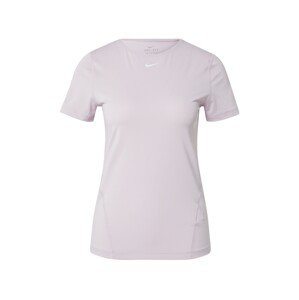 NIKE Funkčné tričko  biela / pastelovo fialová