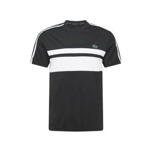 Lacoste Sport Funkčné tričko  biela / čierna