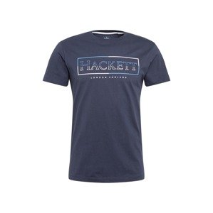 Hackett London Tričko  námornícka modrá / biela / svetlomodrá