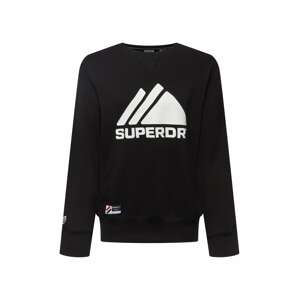 Superdry Sweatshirt  čierna / biela / modrá / ružová