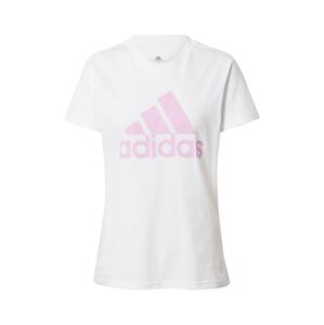 ADIDAS PERFORMANCE Funkčné tričko  biela / svetlofialová