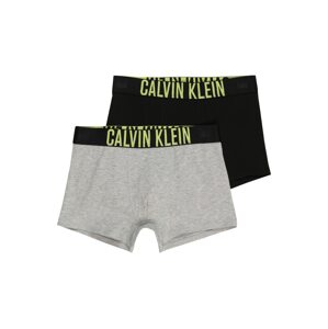 Calvin Klein Underwear Nohavičky  sivá melírovaná / čierna / svetlozelená