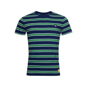 Superdry Tričko 'COLLEGIATE'  zelená / biela / kráľovská modrá
