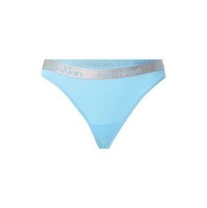 Calvin Klein Underwear Tangá  nebesky modrá / striebornosivá