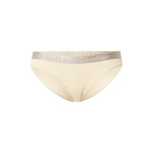 Calvin Klein Underwear Nohavičky  béžová / striebornosivá