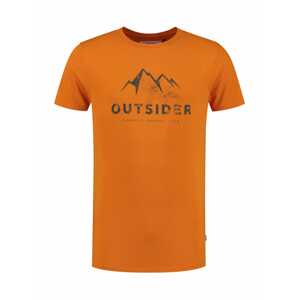 Shiwi Tričko 'Outsider'  oranžová / čierna