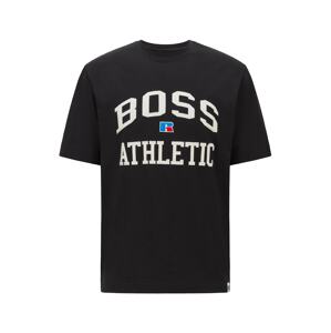 BOSS Casual Tričko 'Russell Athletic'  čierna