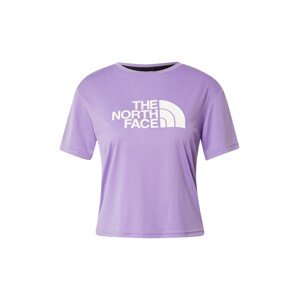 THE NORTH FACE Funkčné tričko  fialová / čierna / biela