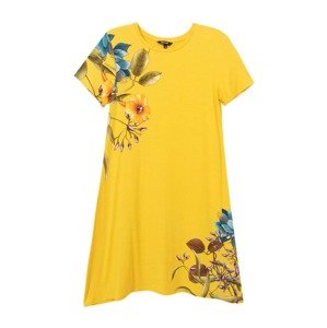 Desigual Letné šaty 'LAS VEGAS'  žltá / kaki / modrá / oranžová / fialová