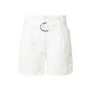 Calvin Klein Plisované nohavice  biela