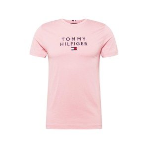 TOMMY HILFIGER Tričko  ružová / tmavomodrá / biela / červená