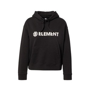 ELEMENT Sportsweatshirt  čierna / biela