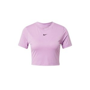Nike Sportswear Tričko  svetlofialová / čierna