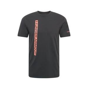 UNDER ARMOUR Funkčné tričko  čierna / červená
