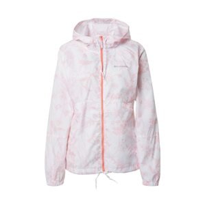 COLUMBIA Športová bunda  biela / ružová