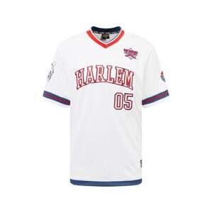 FUBU Sportshirt 'Harlem'  biela / námornícka modrá / červená