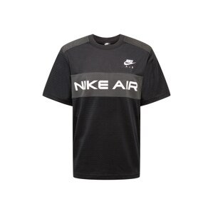 Nike Sportswear Tričko  čierna / sivá / biela