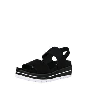 BULLBOXER Sandále  čierna / biela