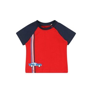 KANZ T-Shirt  červená / námornícka modrá / biela / dymovo modrá