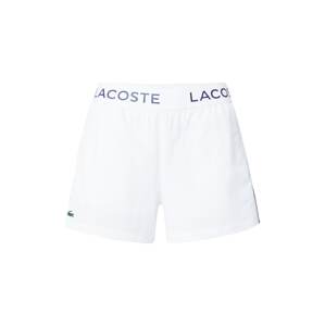 Lacoste Sport Športové nohavice  biela / tmavomodrá / tmavozelená / ohnivo červená