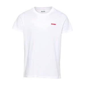 Brosbi T-Shirt 'THE BOOBS'  biela / červená