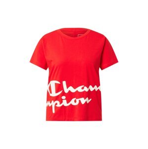 Champion Authentic Athletic Apparel Funkčné tričko  červená / biela