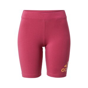 ADIDAS PERFORMANCE Športové nohavice  ružová / oranžová / biela